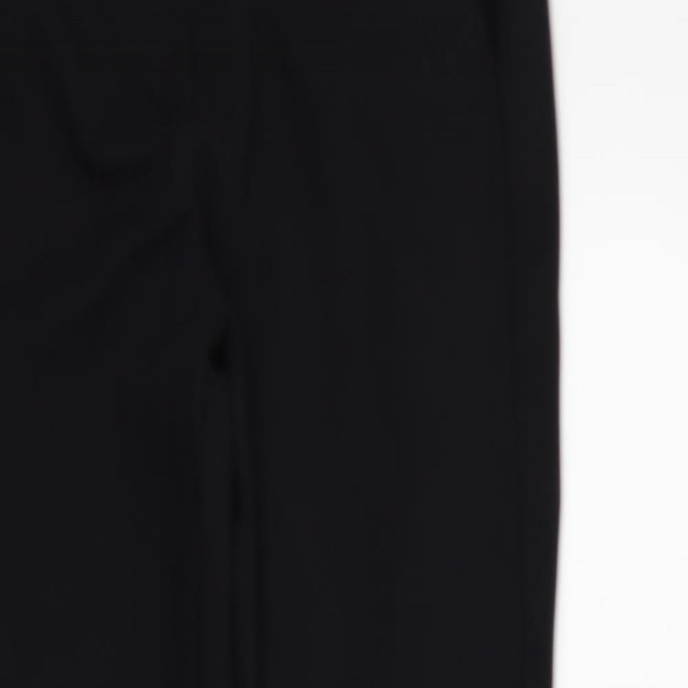 M&S Womens Black   Sweatpants Trousers Size 12 L27 in