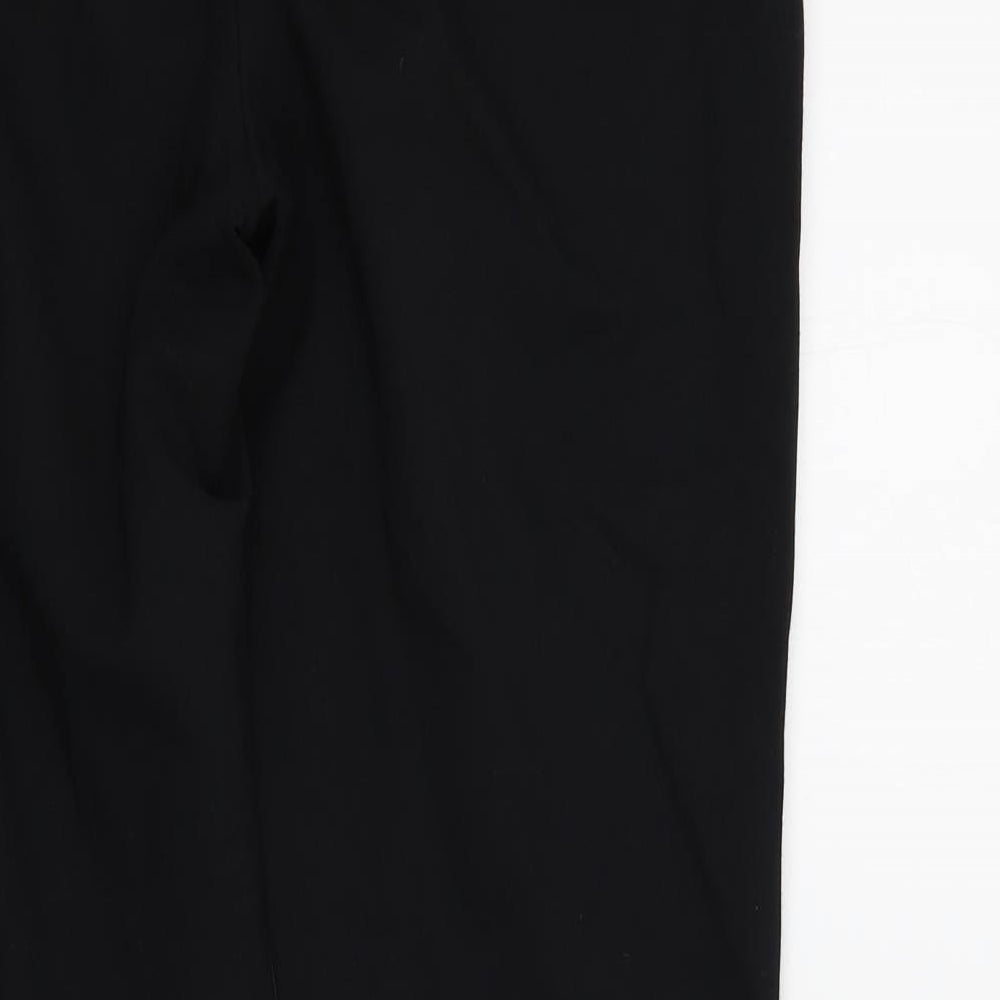 M&S Womens Black   Sweatpants Trousers Size 12 L27 in