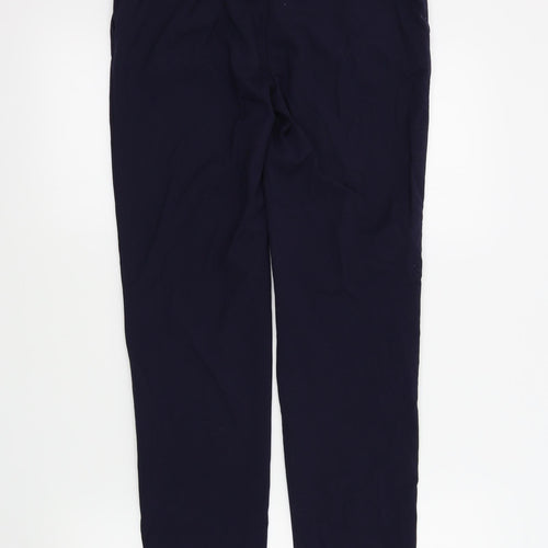 H&M Womens Blue   Trousers  Size 34 L29 in