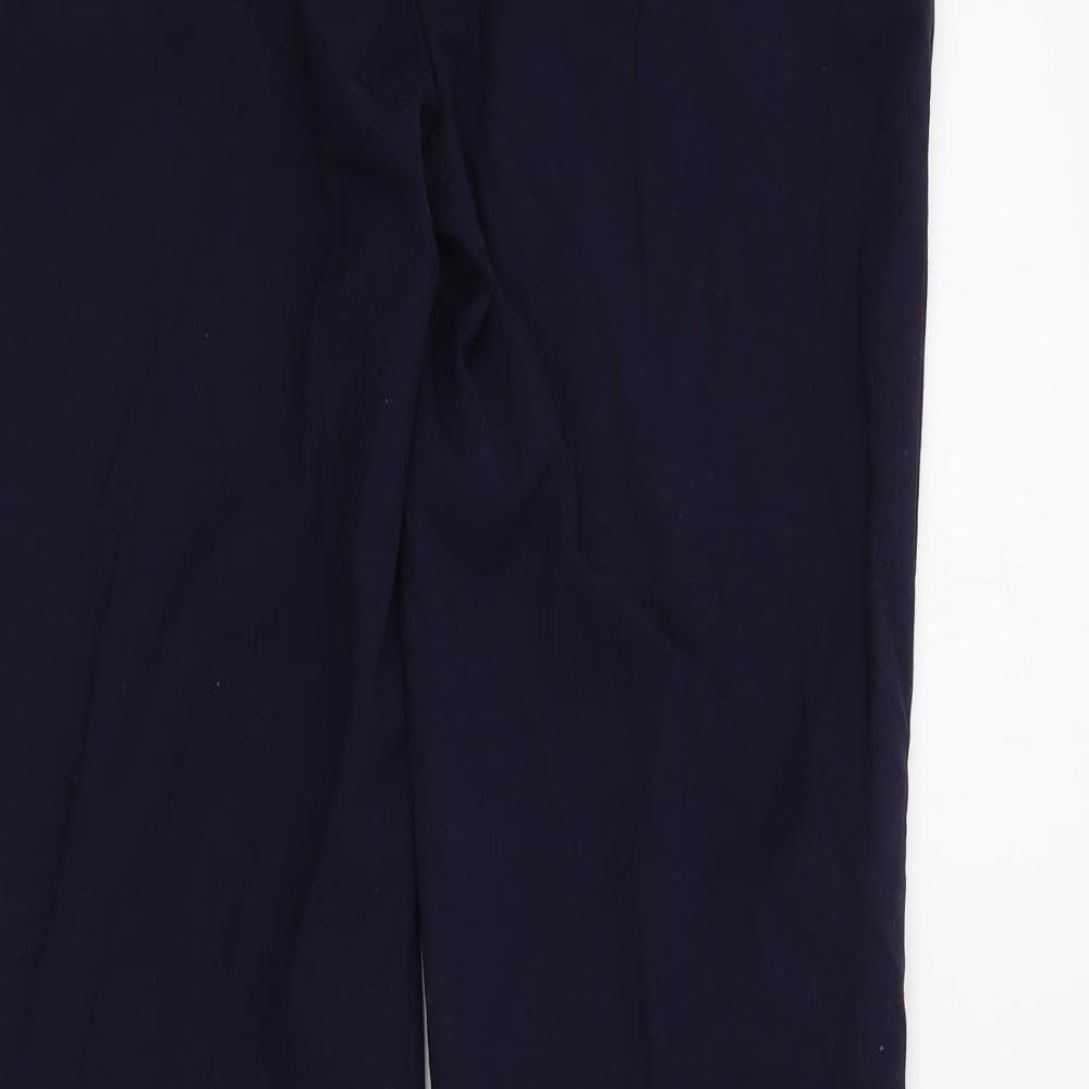 H&M Womens Blue   Trousers  Size 34 L29 in