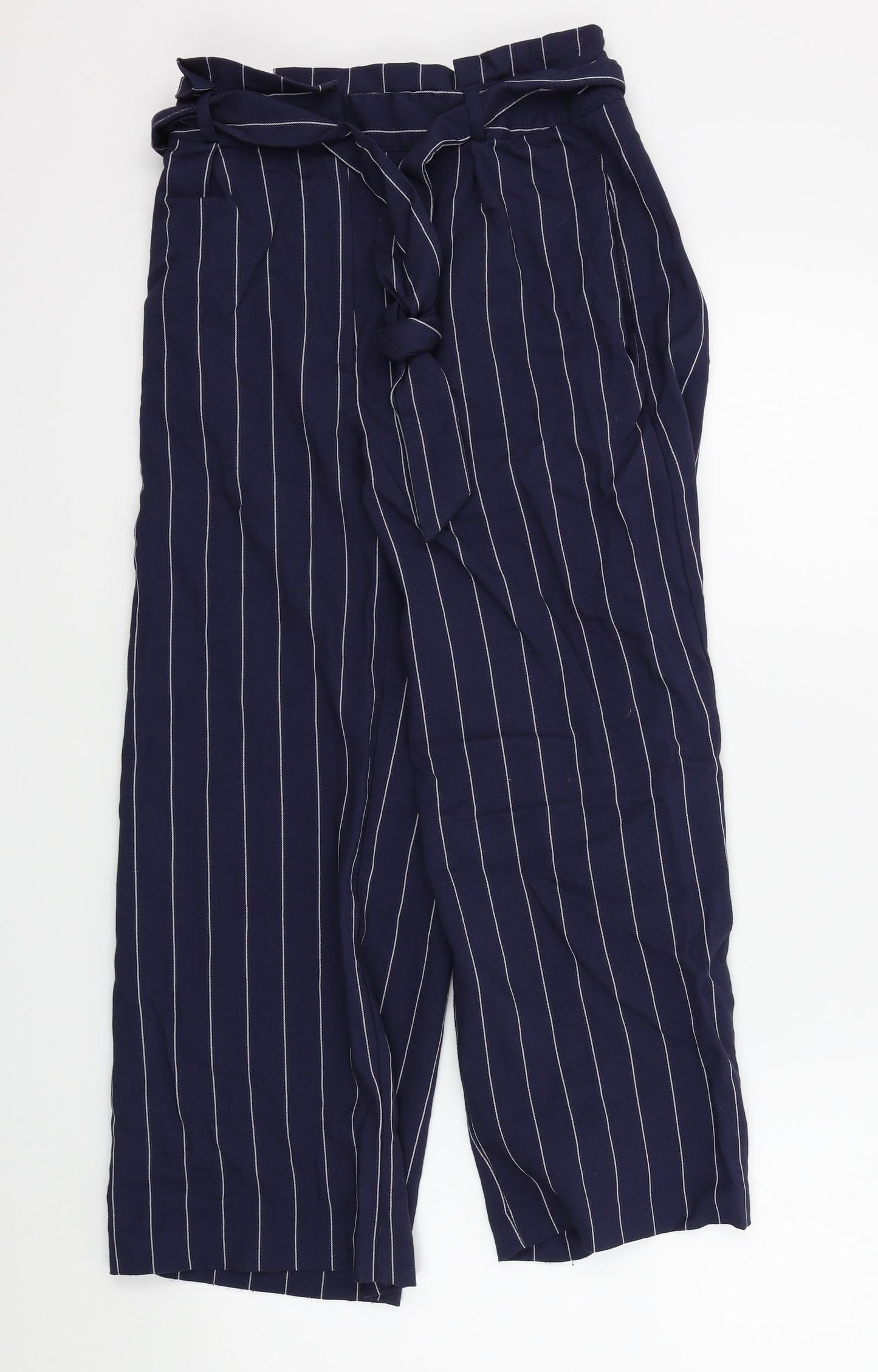 wearhouse Womens Blue Striped  Trousers  Size 6 L21 in
