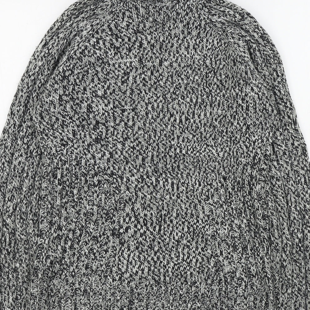 E-vie Womens Black   Full Zip Jumper Size 14