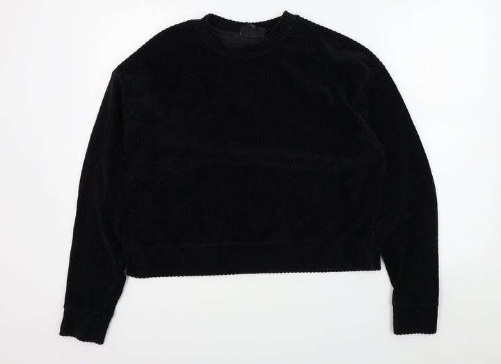 Monkl Womens Black Pullover Jumper Size M