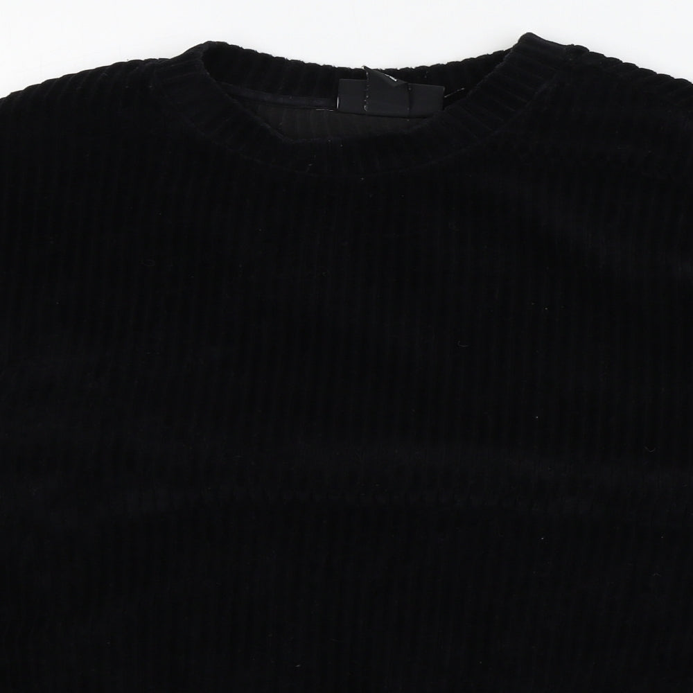 Monkl Womens Black   Pullover Jumper Size M