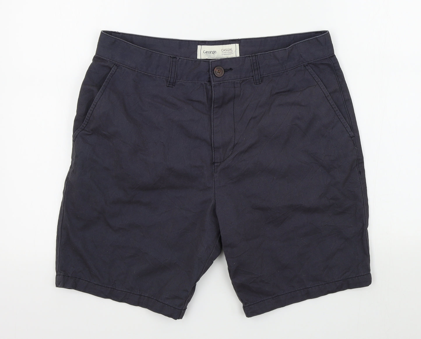George Mens Grey   Bermuda Shorts Size 34 in