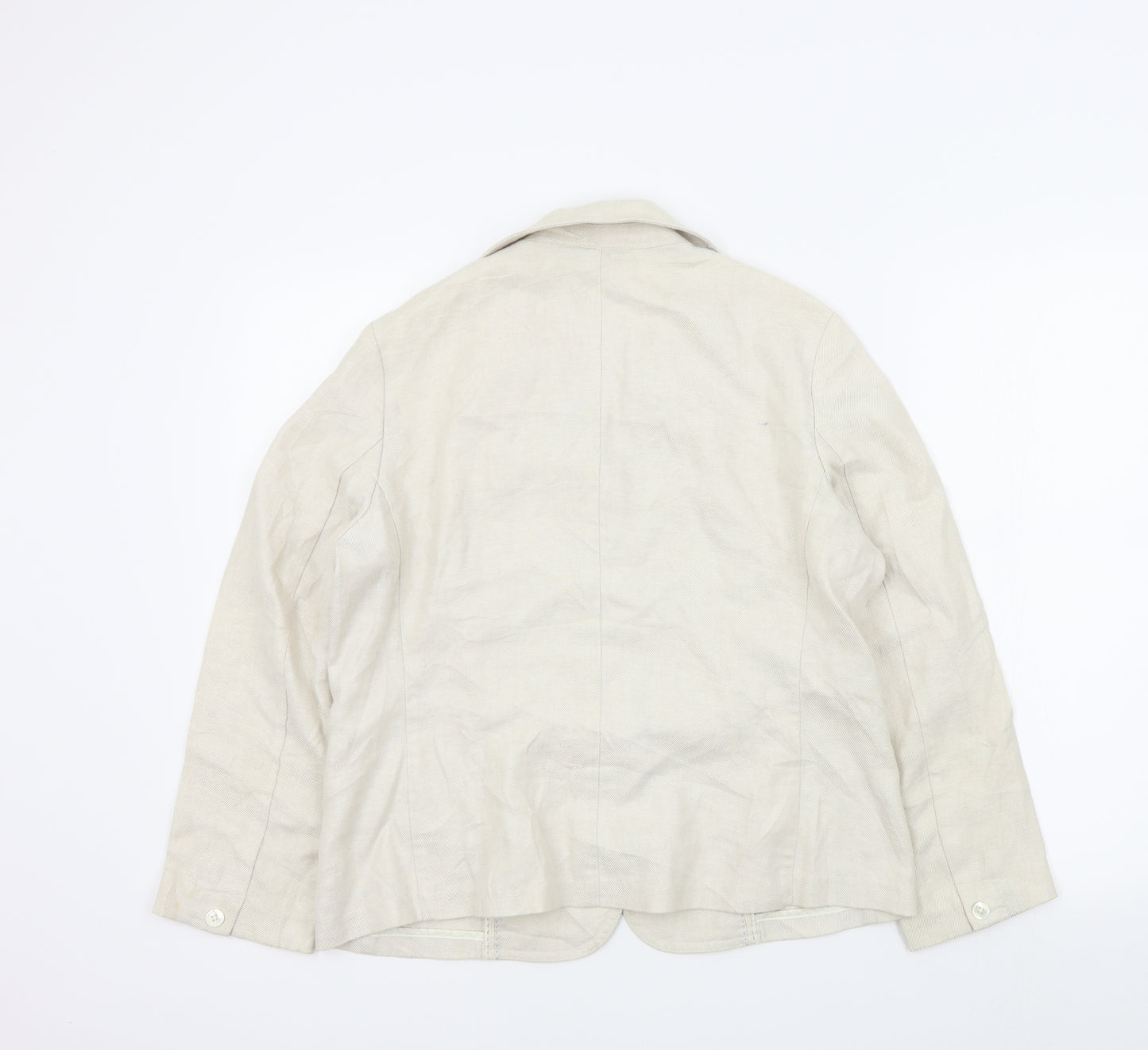 lands end Womens Beige   Jacket  Size 12