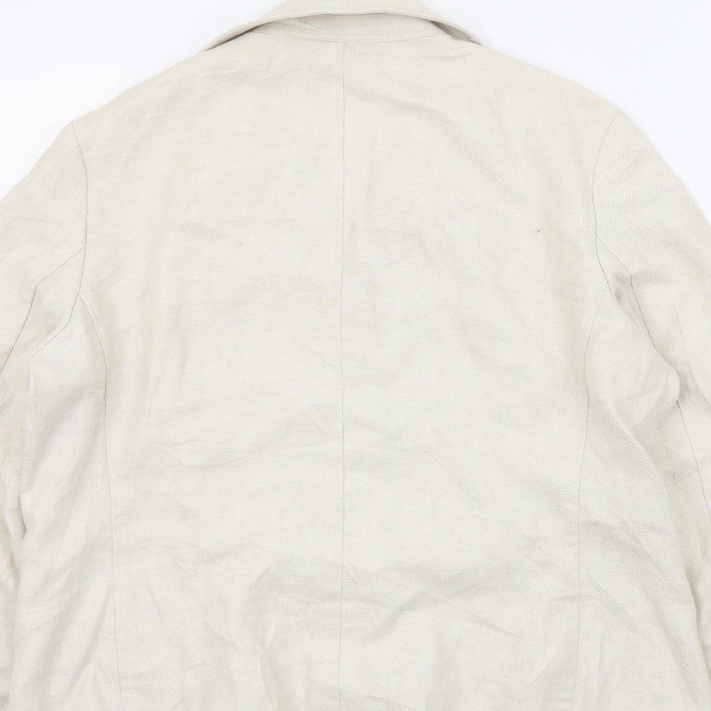 lands end Womens Beige   Jacket  Size 12