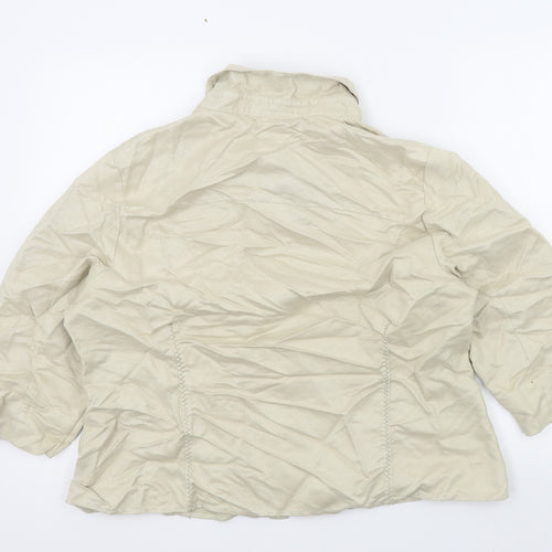 Bonmarché Womens Beige   Basic Button-Up Size 20