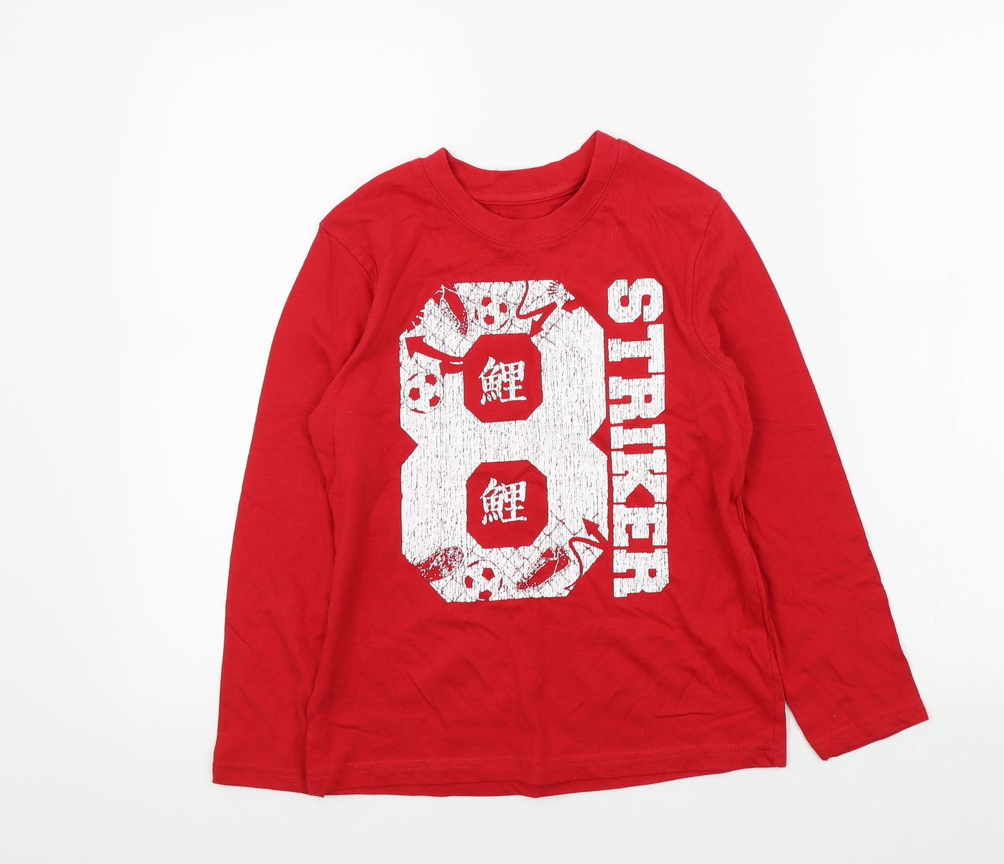 Cherokee Boys Red   Basic T-Shirt Size 8-9 Years