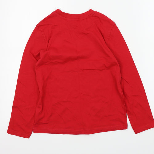Cherokee Boys Red   Basic T-Shirt Size 8-9 Years