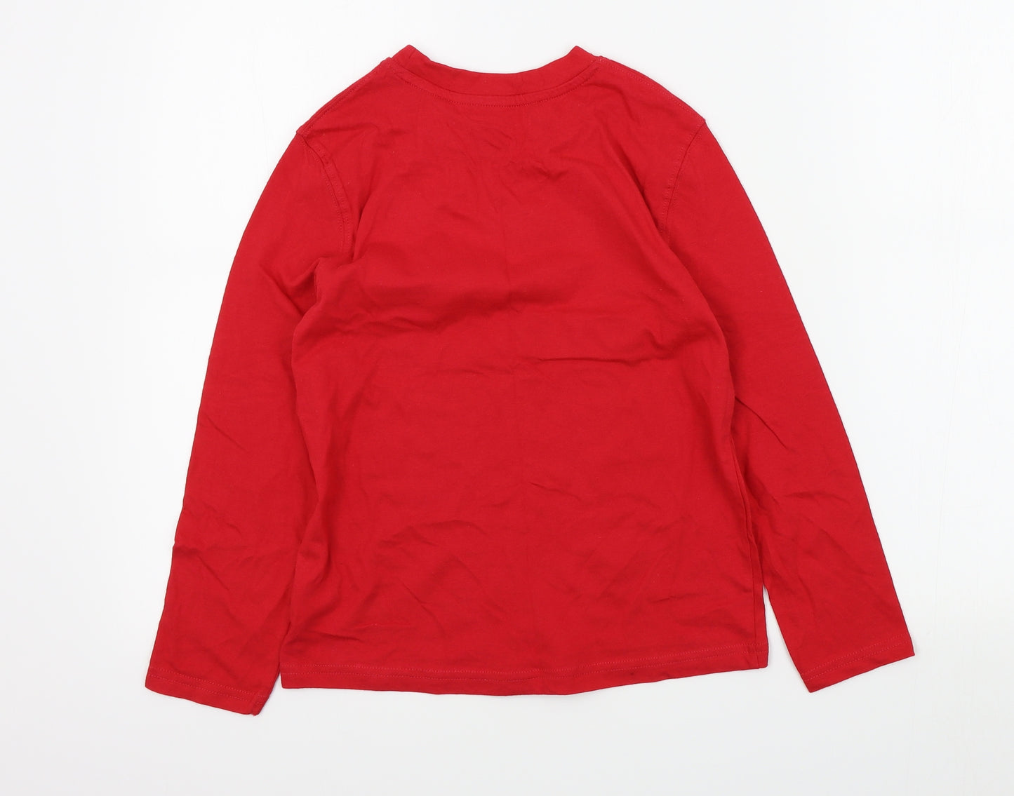Cherokee Boys Red   Basic T-Shirt Size 8-9 Years
