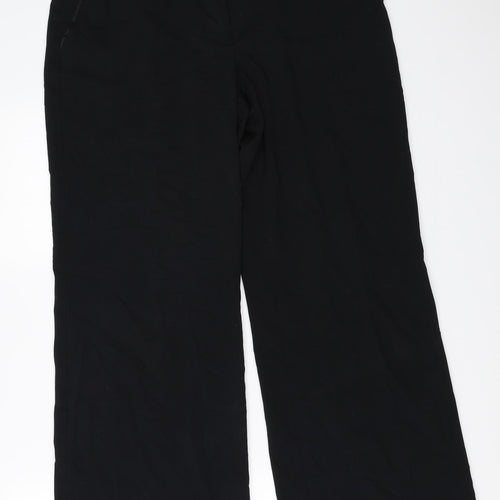 Marks and Spencer Womens Black   Trousers  Size 14 L29 in