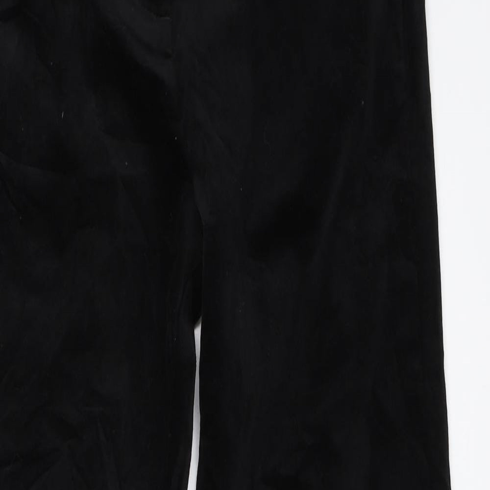 Per Una Womens Black   Trousers  Size 12 L29.5 in
