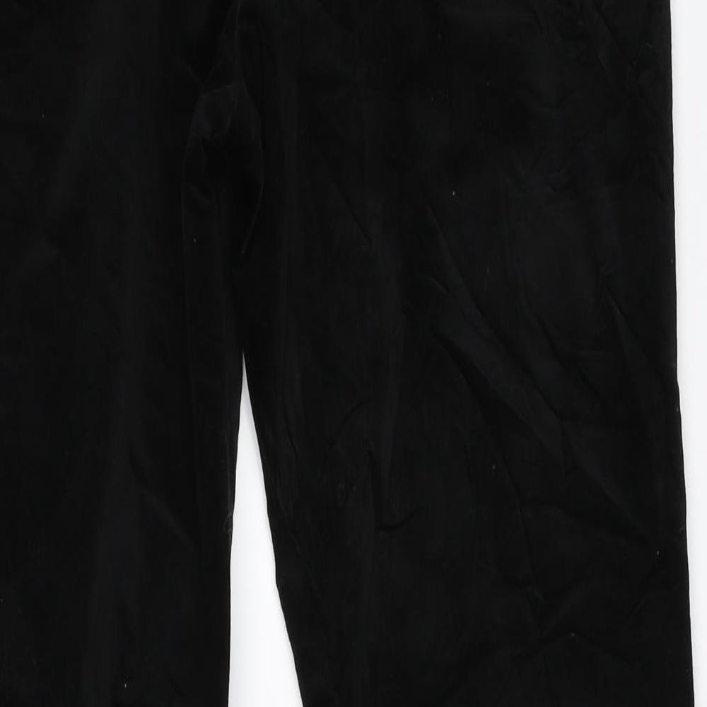 Per Una Womens Black   Trousers  Size 12 L29.5 in