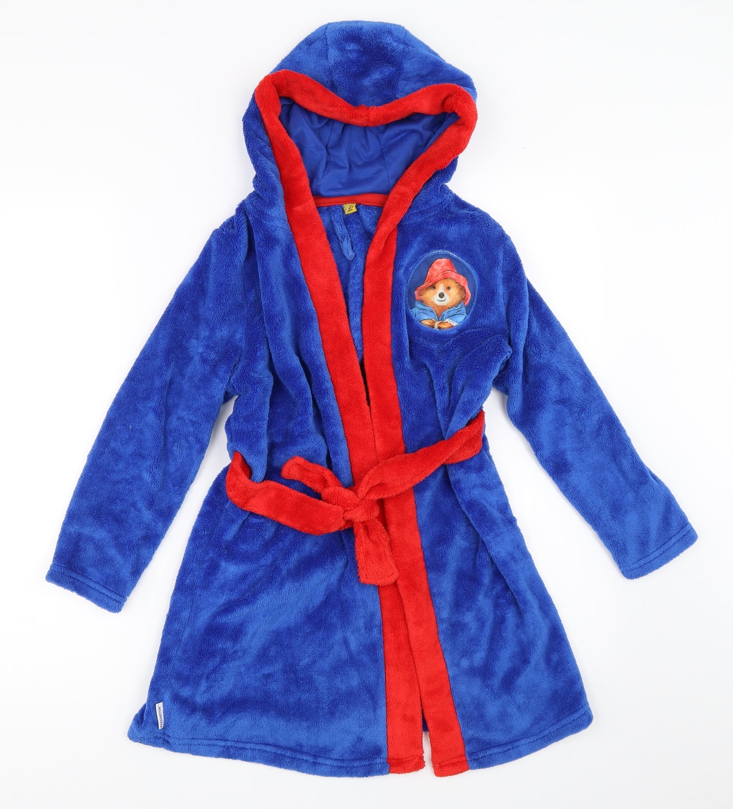 Primark Boys Blue Solid   Robe Size 6-7 Years  - Paddington bear