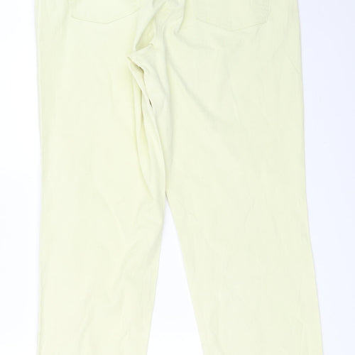 Mammut Womens Yellow   Straight Jeans Size 44 L31 in