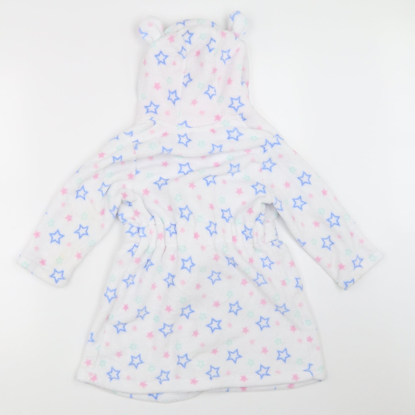 George Girls White Solid  Top Robe Size 3-4 Years  - peppa pig