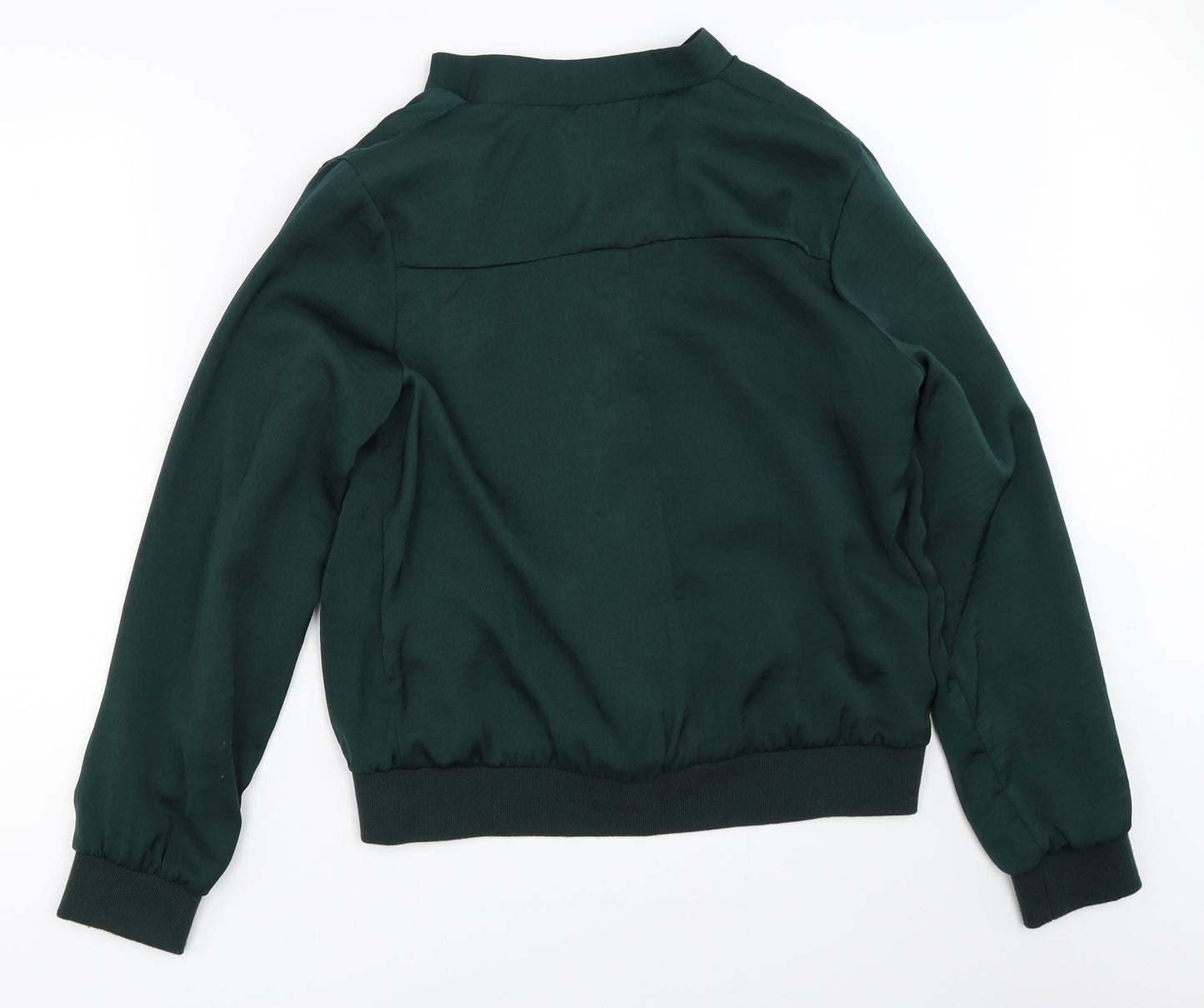 New Look Womens Green   Bomber Jacket Coat Size 14