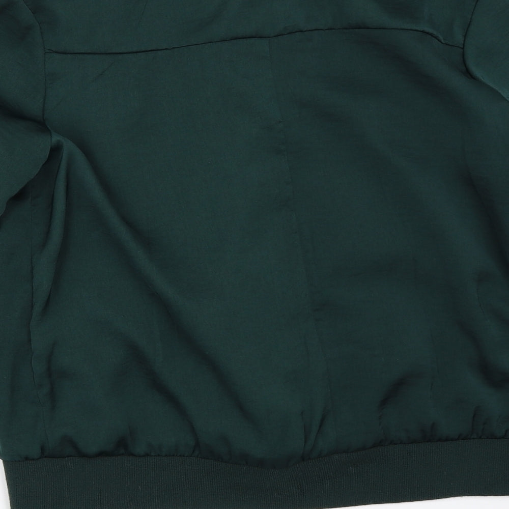 New Look Womens Green   Bomber Jacket Coat Size 14