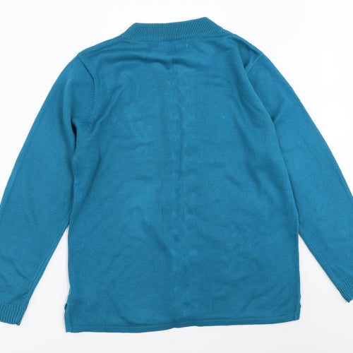 Reflect Collection Womens Blue   Pullover Jumper Size M