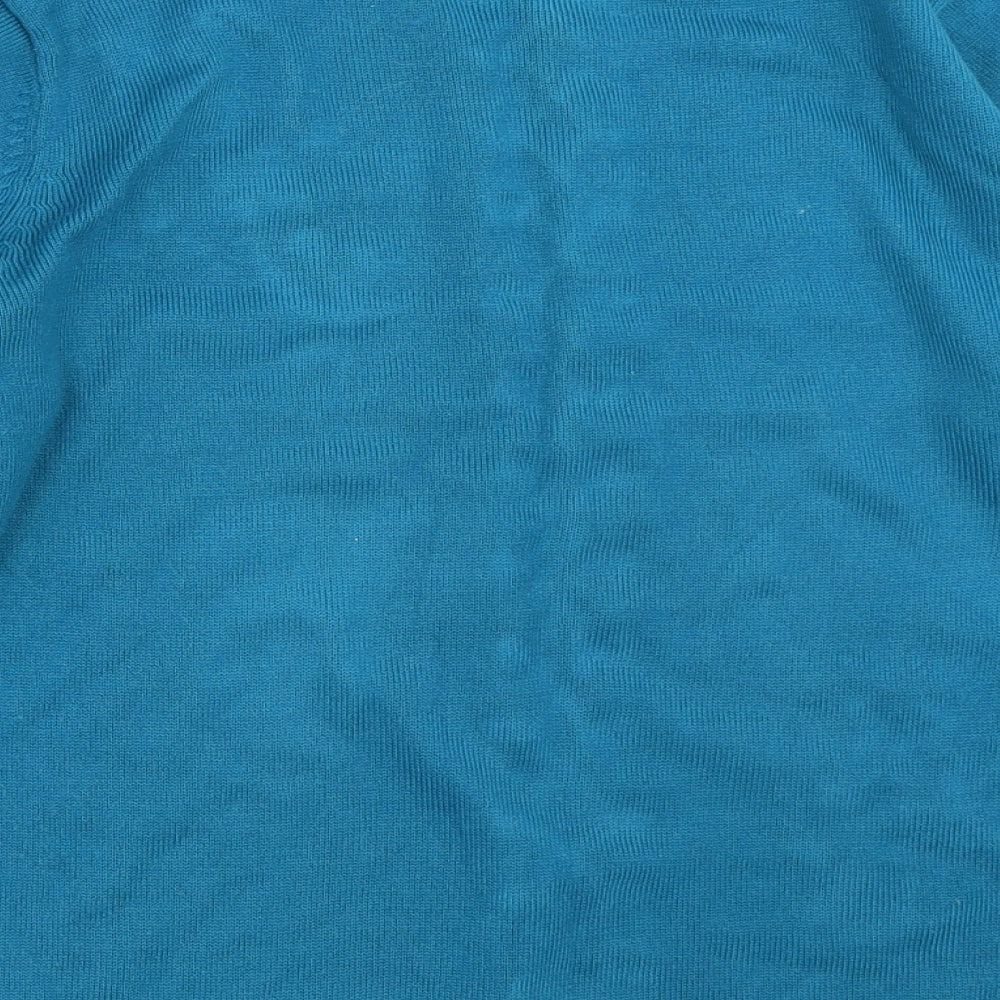 Reflect Collection Womens Blue   Pullover Jumper Size M