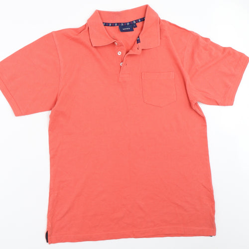 Haworth Mens Pink    Polo Size L