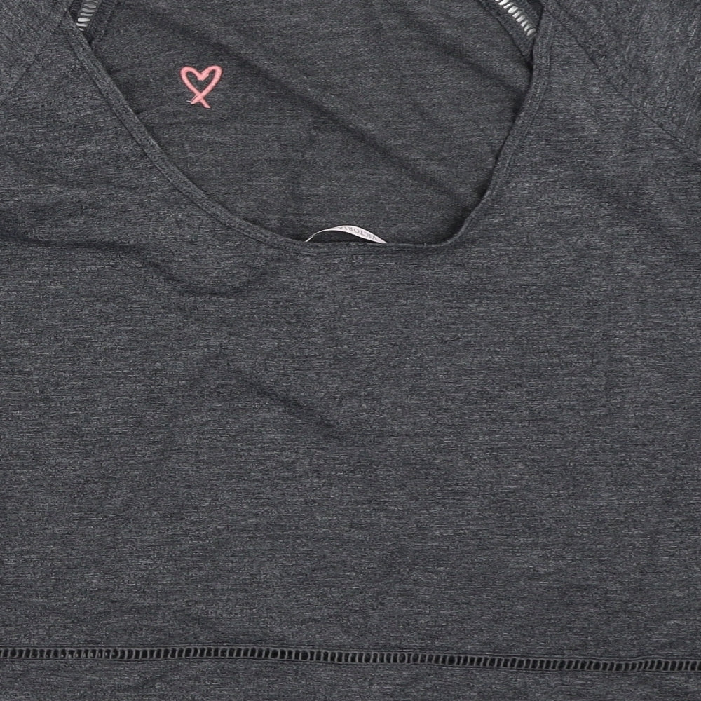 Victoria's Secret Womens Grey   Pullover Sweatshirt Size XS