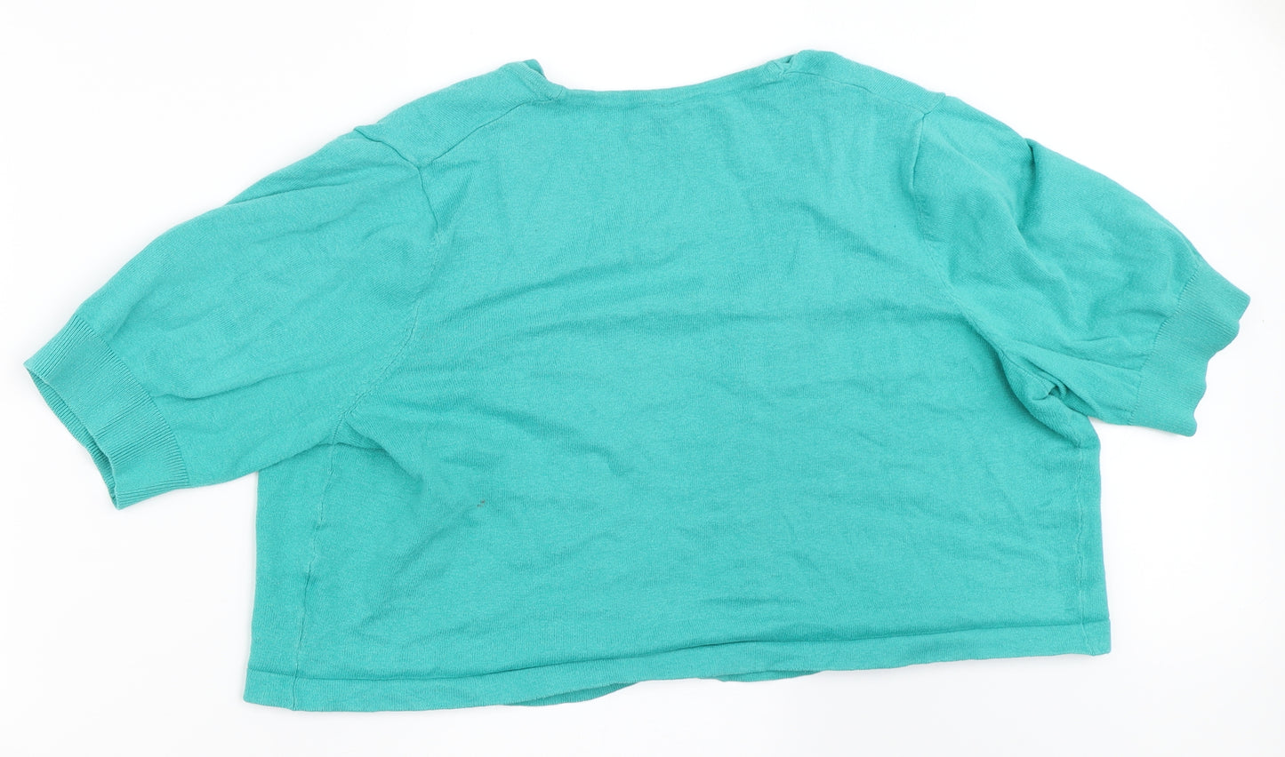 Preworn Womens Green   Cardigan Jumper Size 20