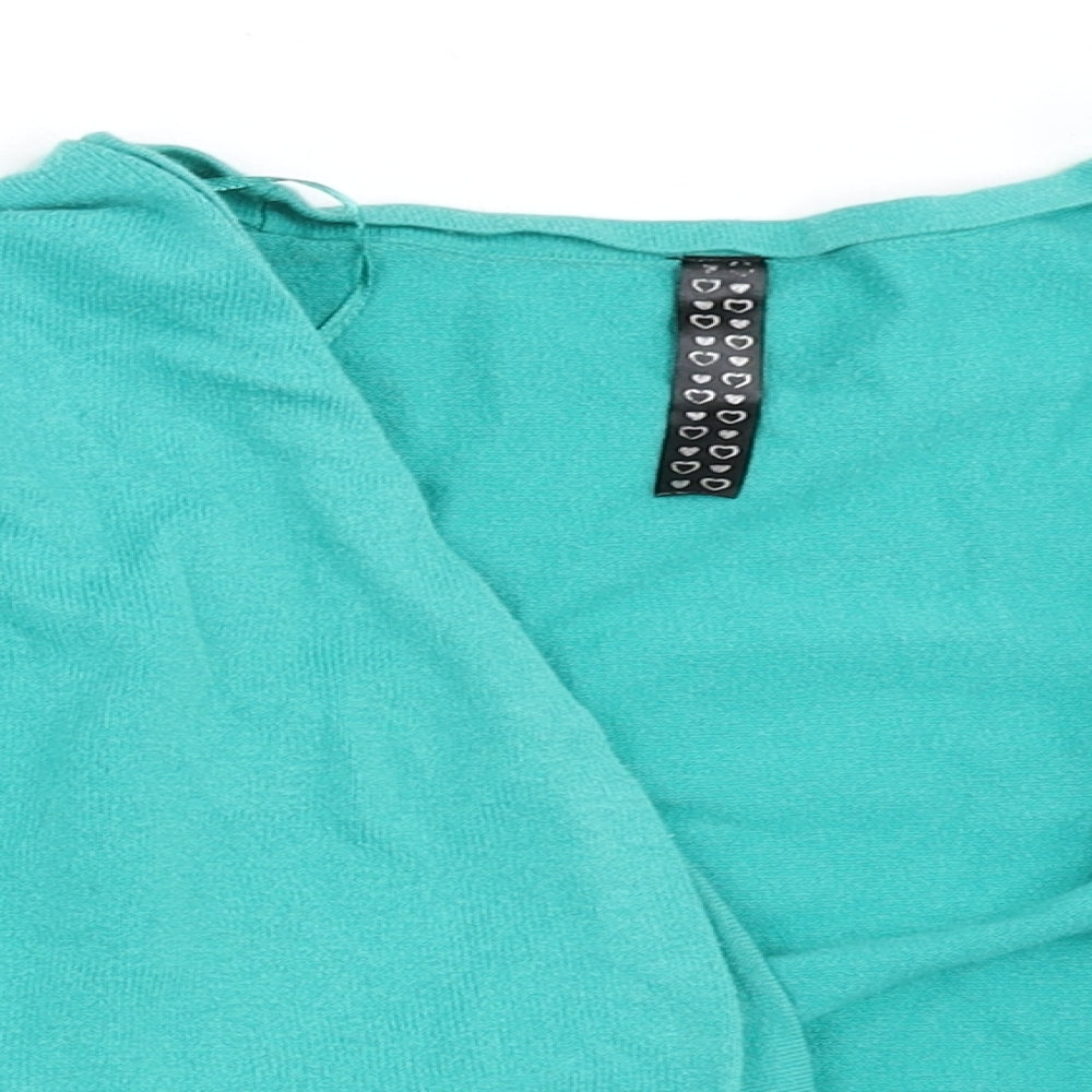 Preworn Womens Green   Cardigan Jumper Size 20