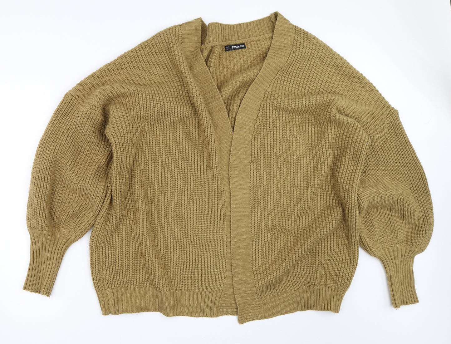 SheIn Womens Beige   Cardigan Jumper One Size