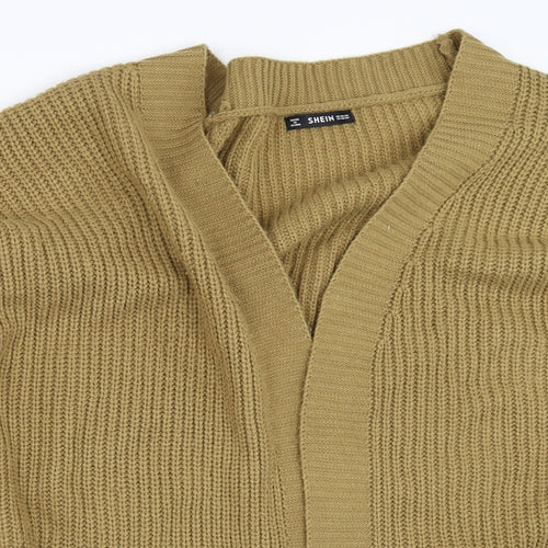 SheIn Womens Beige   Cardigan Jumper One Size