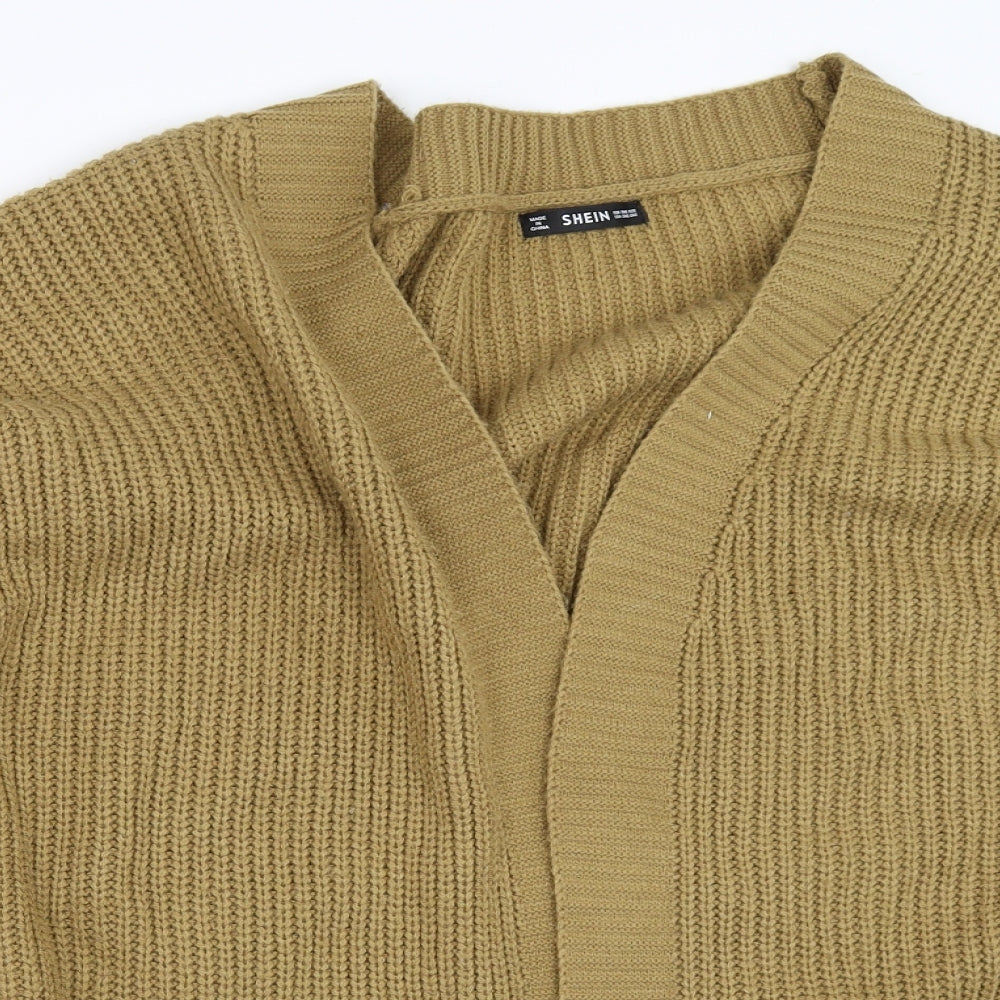 SheIn Womens Beige   Cardigan Jumper One Size