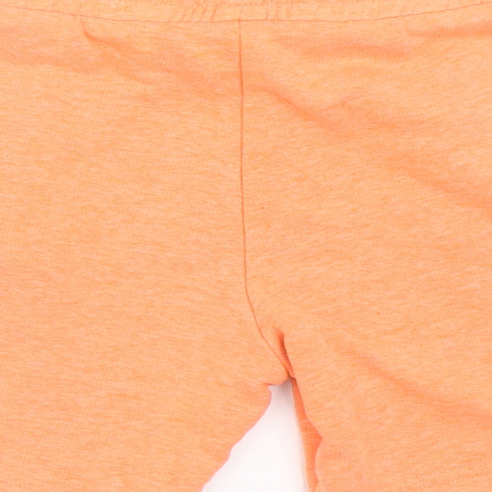 F&F Boys Orange   Sweat Shorts Size 4-5 Years