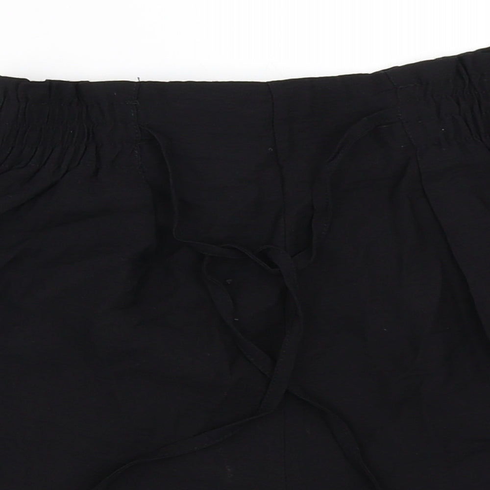 New Look Womens Black   Paperbag Shorts Size 6