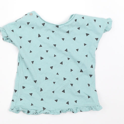 NEXT Girls Blue   Basic T-Shirt Size 6-9 Months