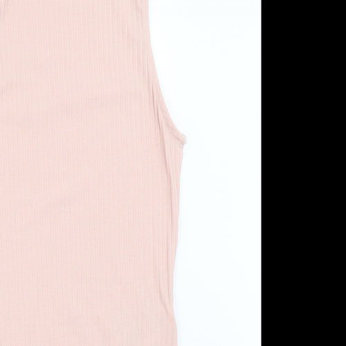 New Look Womens Pink   Basic Blouse Size 10  - bodysuit