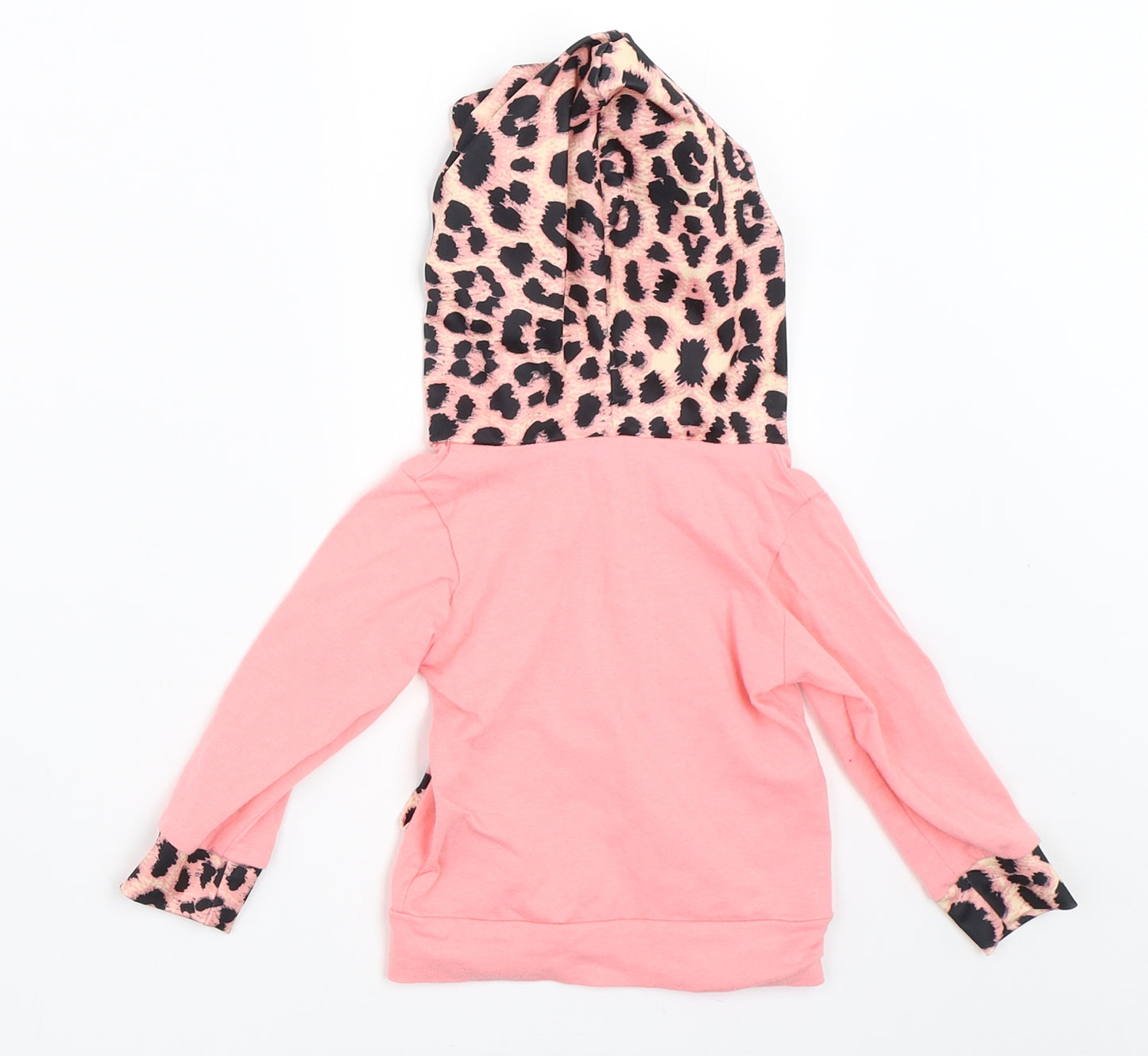 Preworn Girls Pink   Pullover Jumper Size 9-12 Months