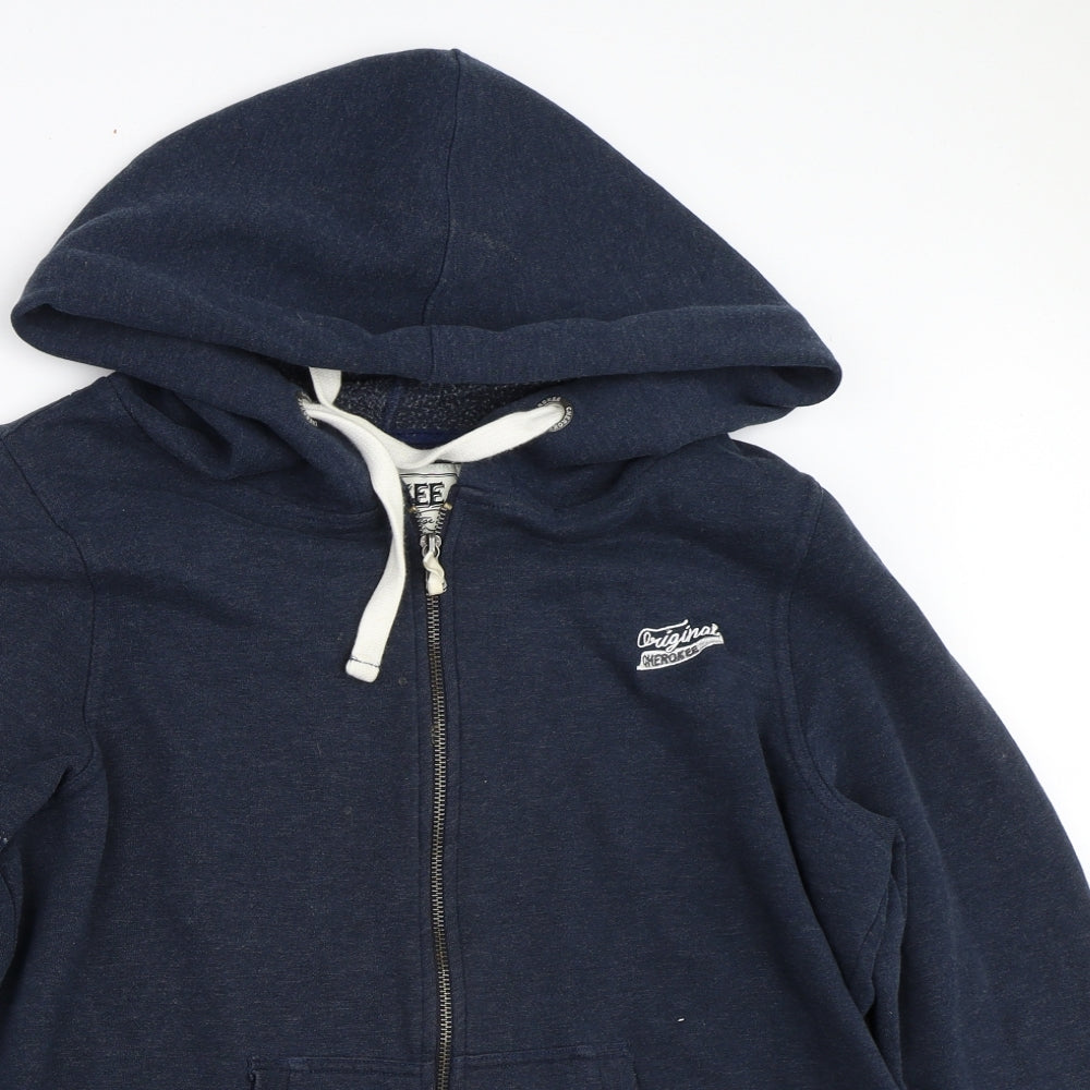 Cherokee Womens Blue   Full Zip Hoodie Size XL