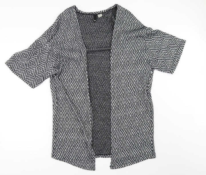 H&M Womens Black   Cardigan Jumper Size M