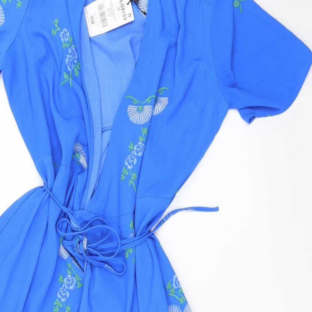 NEXT Womens Blue   Wrap Dress  Size 16