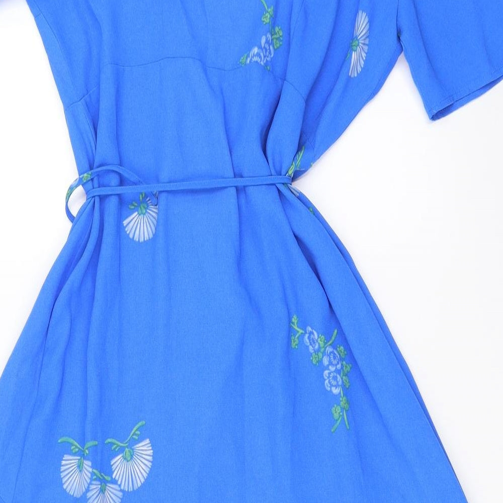 NEXT Womens Blue   Wrap Dress  Size 16