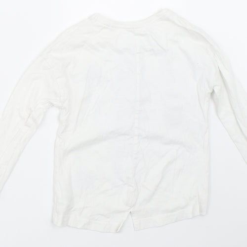 St Bernard Girls White   Basic T-Shirt Size 5 Years  - St Patricks Day