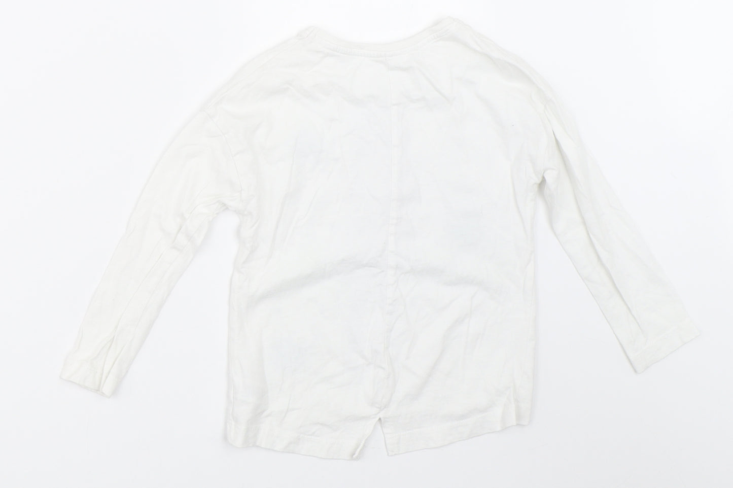St Bernard Girls White   Basic T-Shirt Size 5 Years  - St Patricks Day