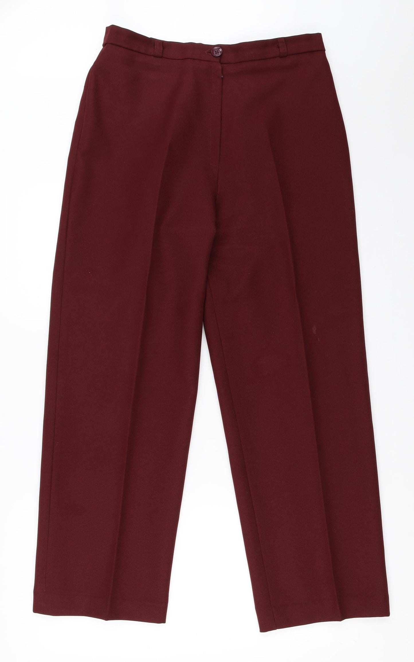 Preworn Womens Red   Trousers  Size 18 L27.5 in