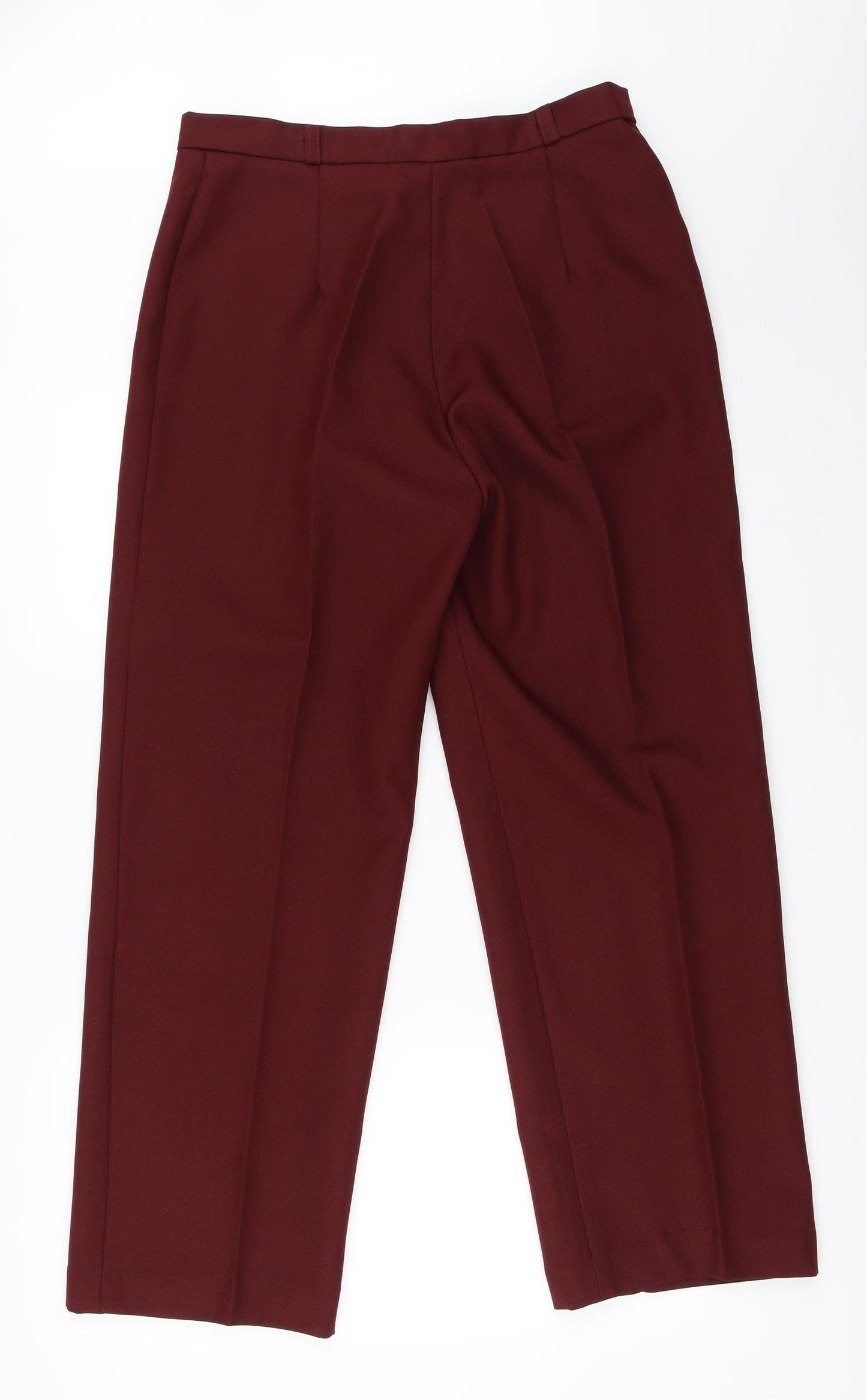 Preworn Womens Red   Trousers  Size 18 L27.5 in