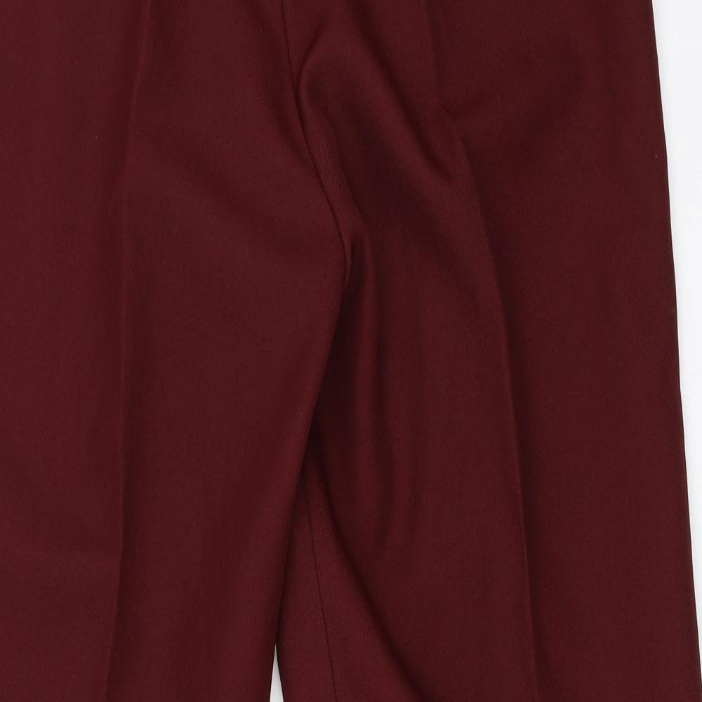 Preworn Womens Red   Trousers  Size 18 L27.5 in