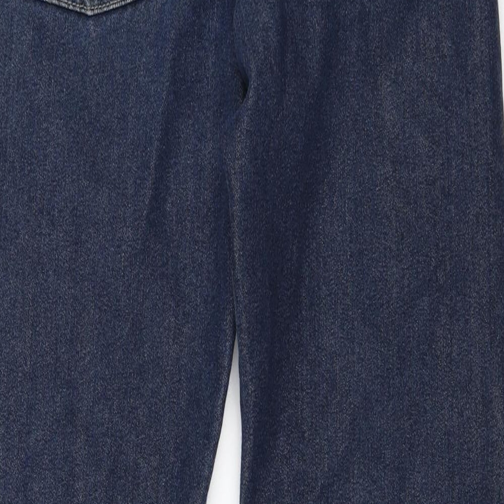 Preworn Mens Blue  Denim Straight Jeans Size 32 in L32 in