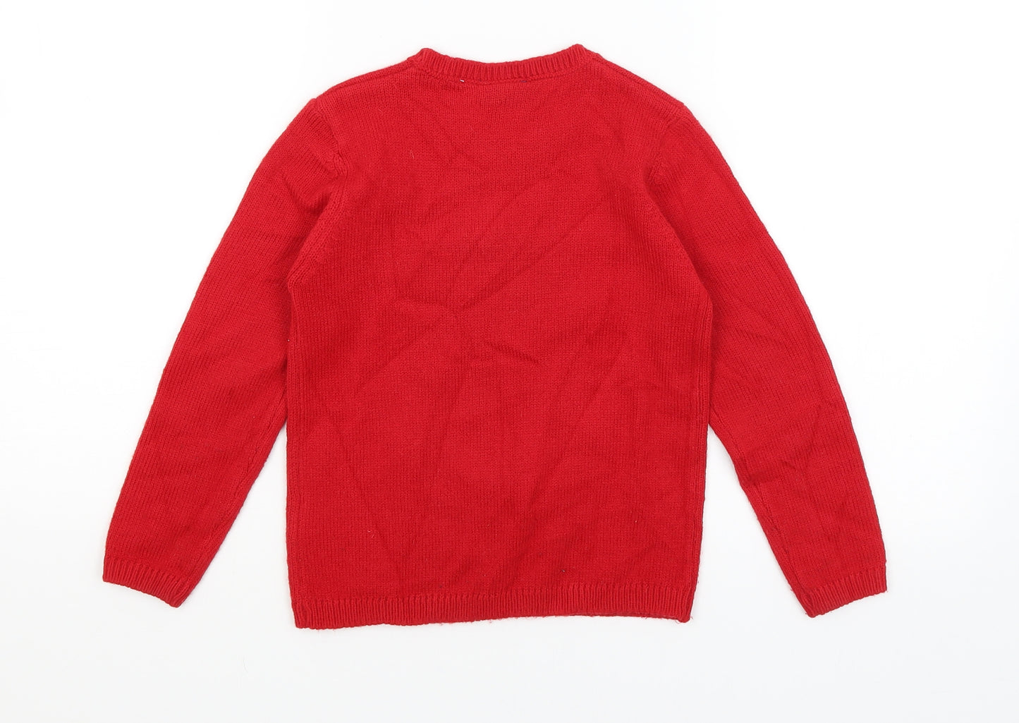 Lupilu Boys Red   Pullover Jumper Size 5-6 Years  - Reindeer