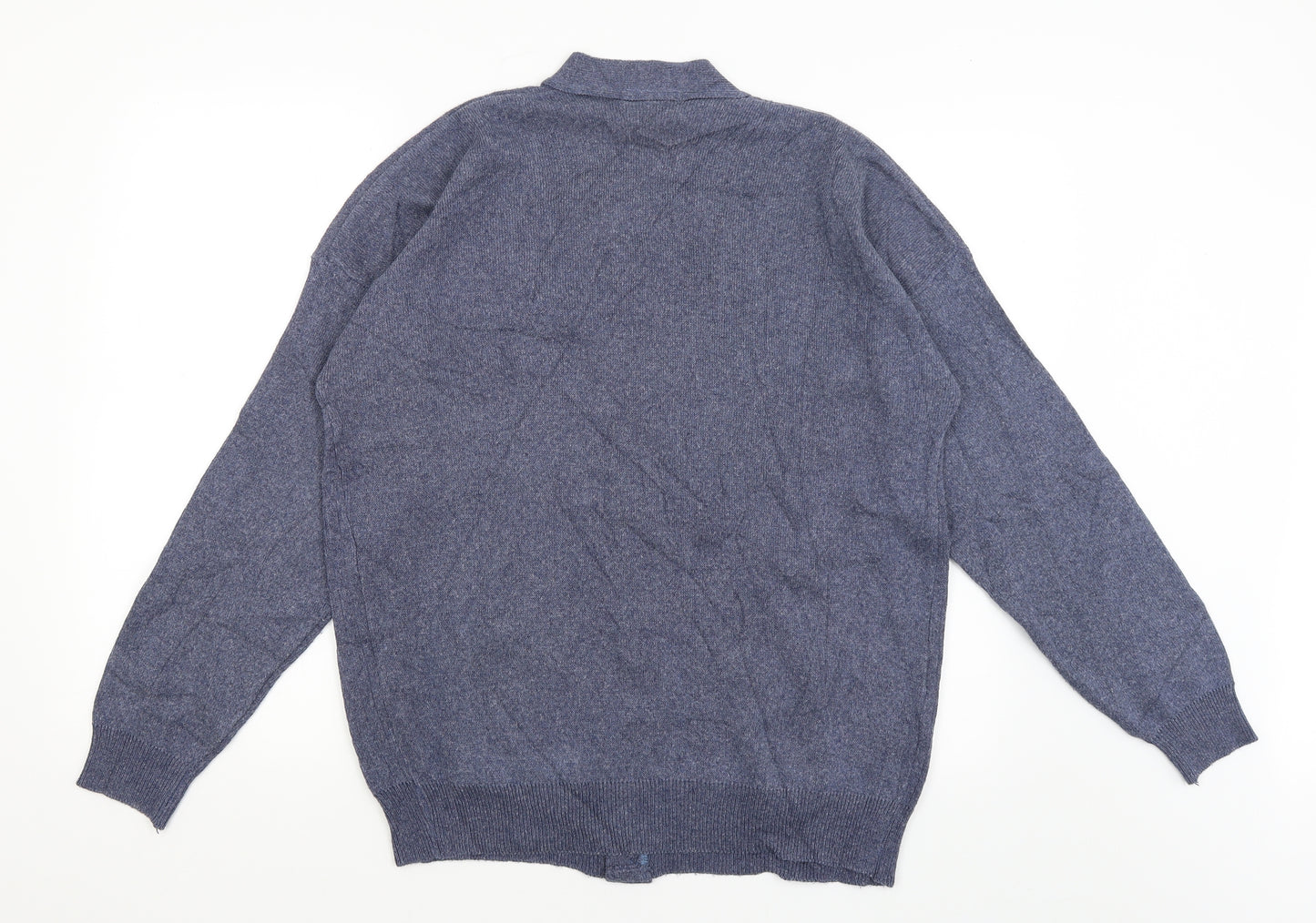 Total Brand Mens Blue   Cardigan Jumper Size L