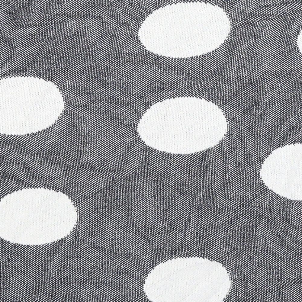 M&S Womens Blue Polka Dot  Pullover Jumper Size 18
